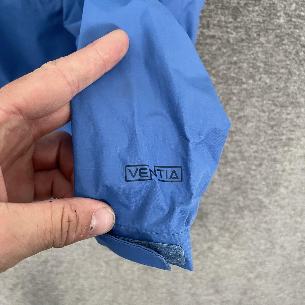 Outdoor Research Apollo Jacket Womens XL Blue Ventia Waterproof Rain Hooded - Picture 3 of 9